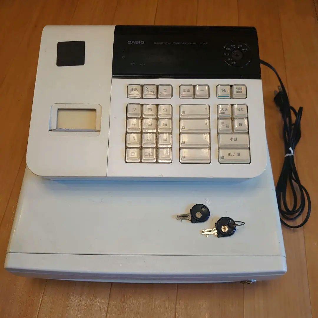 カシオ CASIO 電子レジスター 110ER 動作品 Amazon | カシオ レジスター 4部門 小型ドロア 110ER | レジスター本体