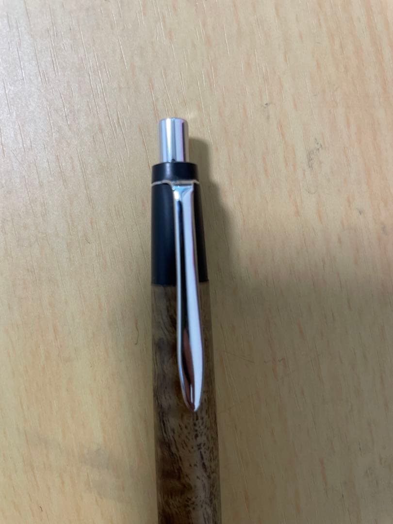 野原工芸 新型 シャーペン 限定樹種 キハダ縮杢 0.5mm 木軸 レア