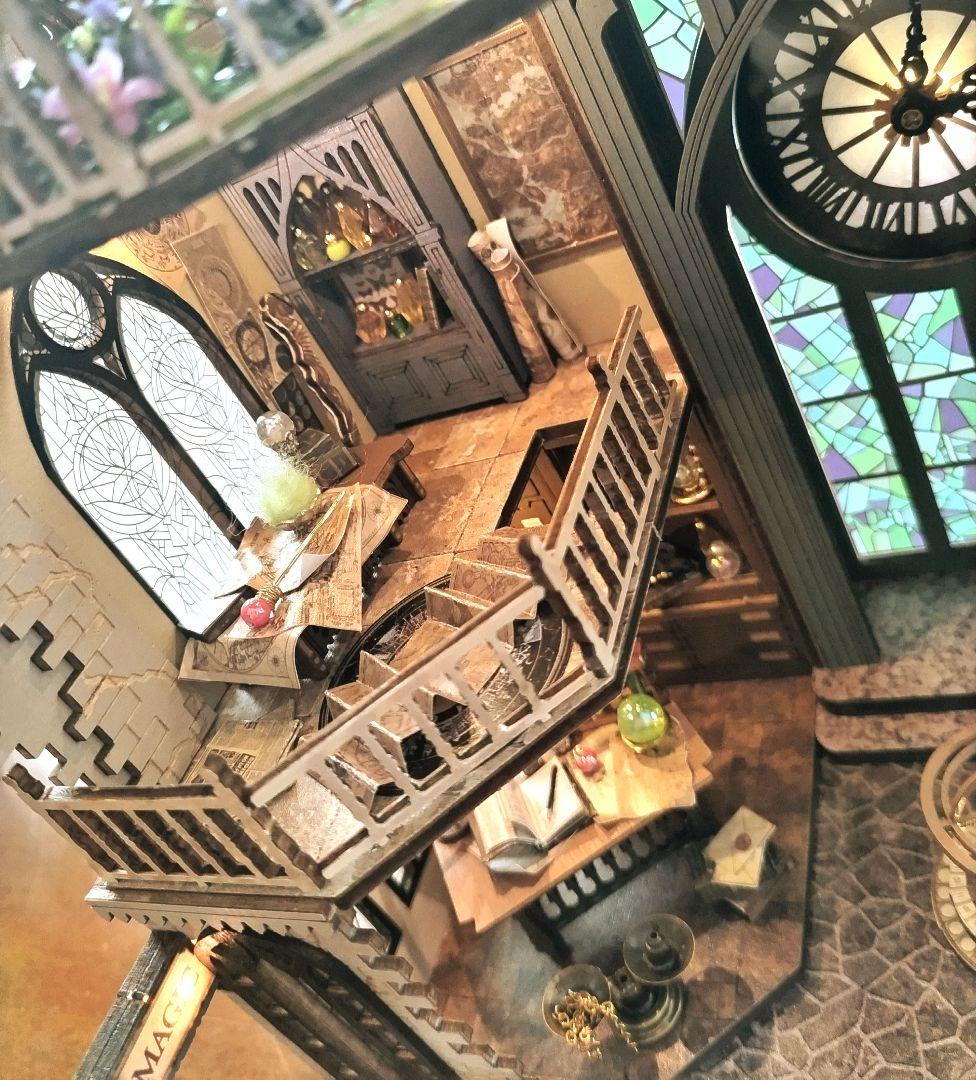 完成品* ドールハウス マジックハウス ハリーポッター 大時計 古城