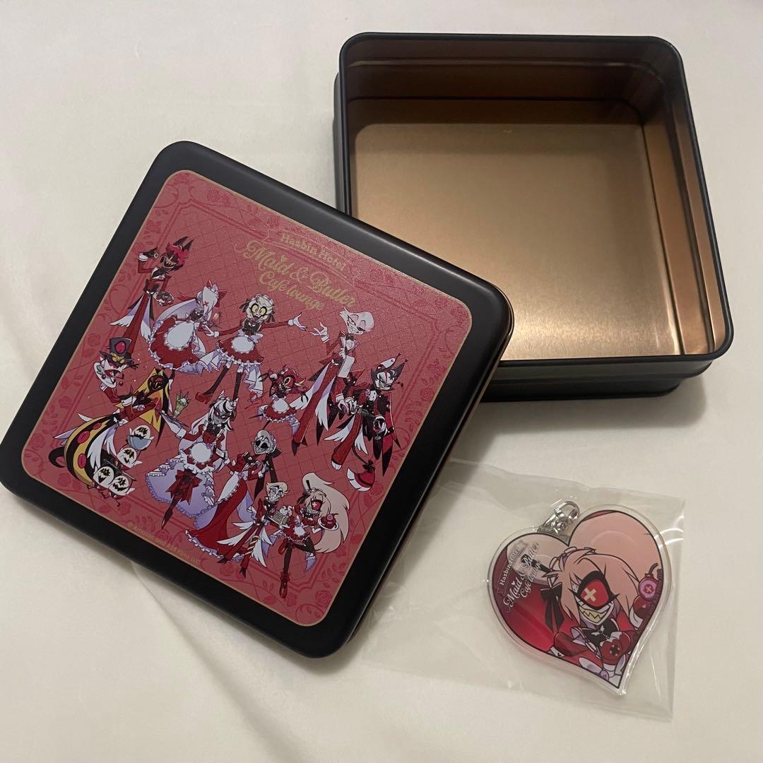 ハズビンホテル】 スクエア缶ケース（チェリーボム） - メルカリ