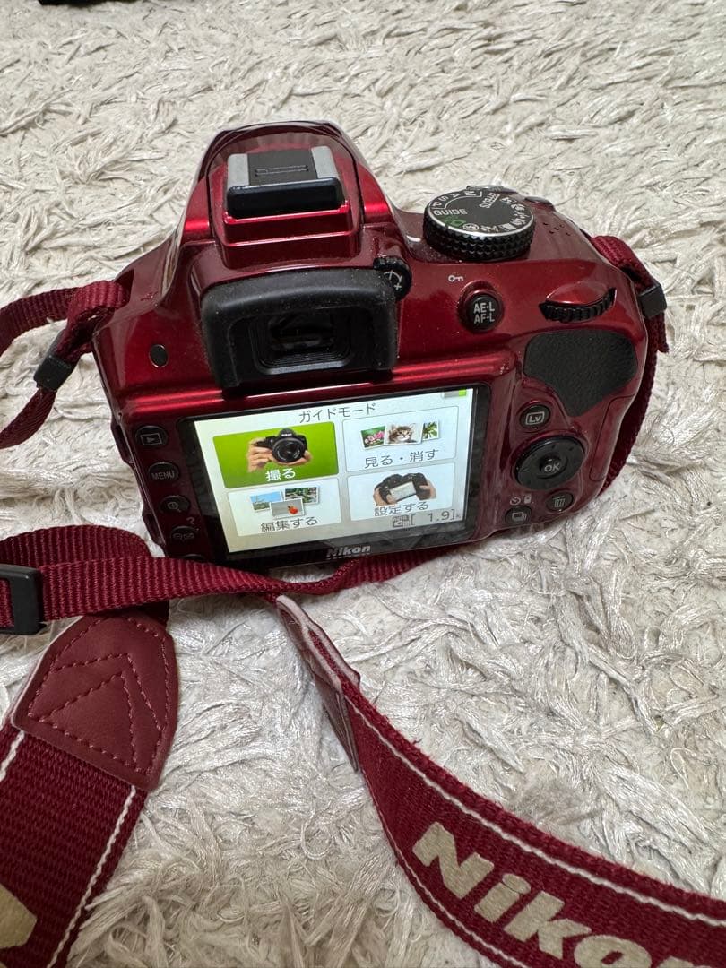 NikonD3300 デジタル一眼レフカメラ ワインレッド　　 確実最終値下げ