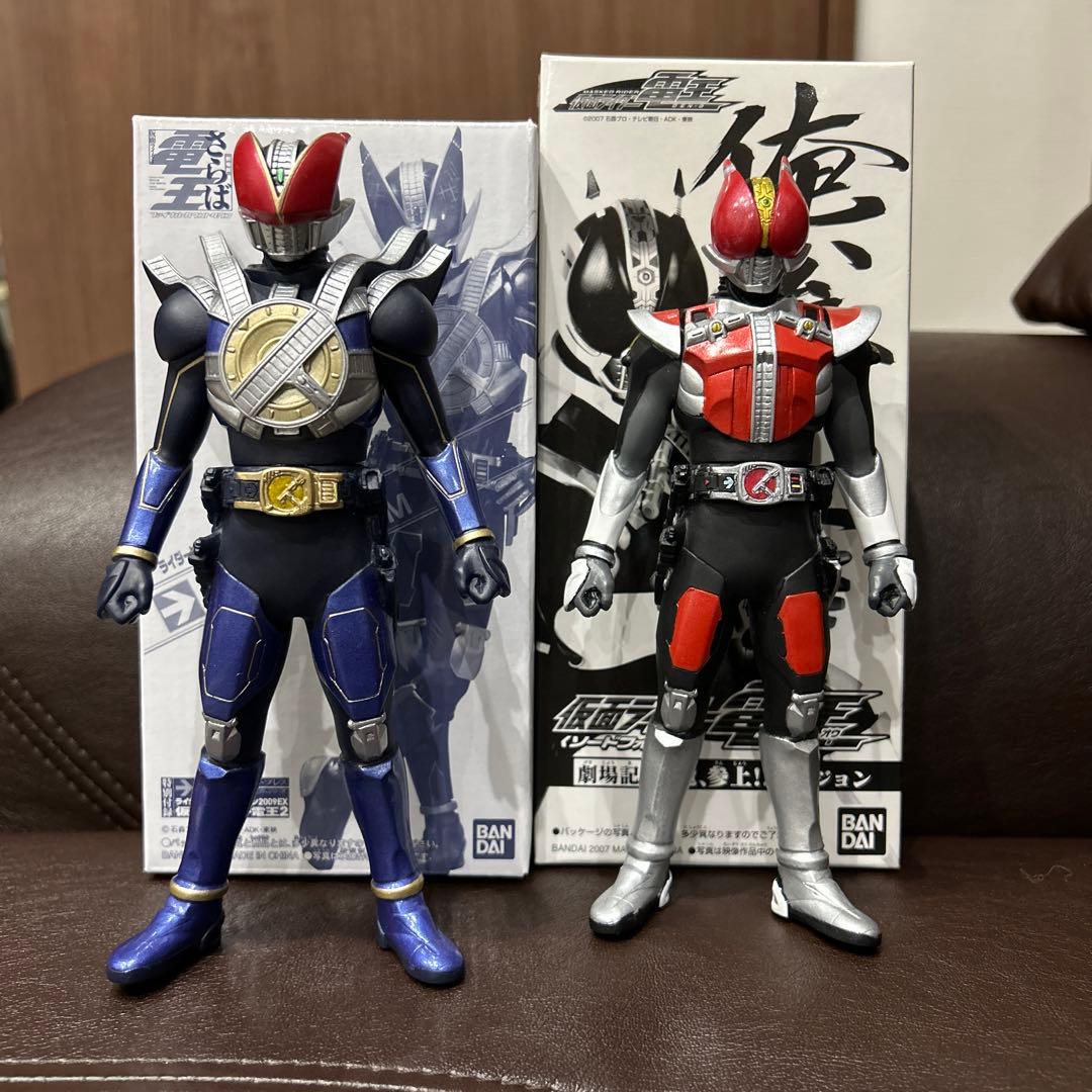 仮面ライダー電王 new電王 ソフビ 人形 重塗装 ライダーヒーロー