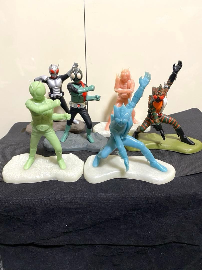 【希少】仮面ライダーコレクション　箱吉プレミアム倶楽部　フィギュア　6体セット 希少】仮面ライダーコレクション 箱吉プレミアム倶楽部 フィギュア 6体