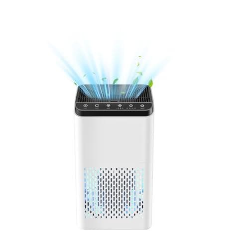 YUHAFO 空気清浄機 小型 「8畳～16畳・360°強力浄化」3重_corg Amazon.co.jp: YUHAFO 空気清浄機 小型 「8畳～16畳・360°強力浄化」3