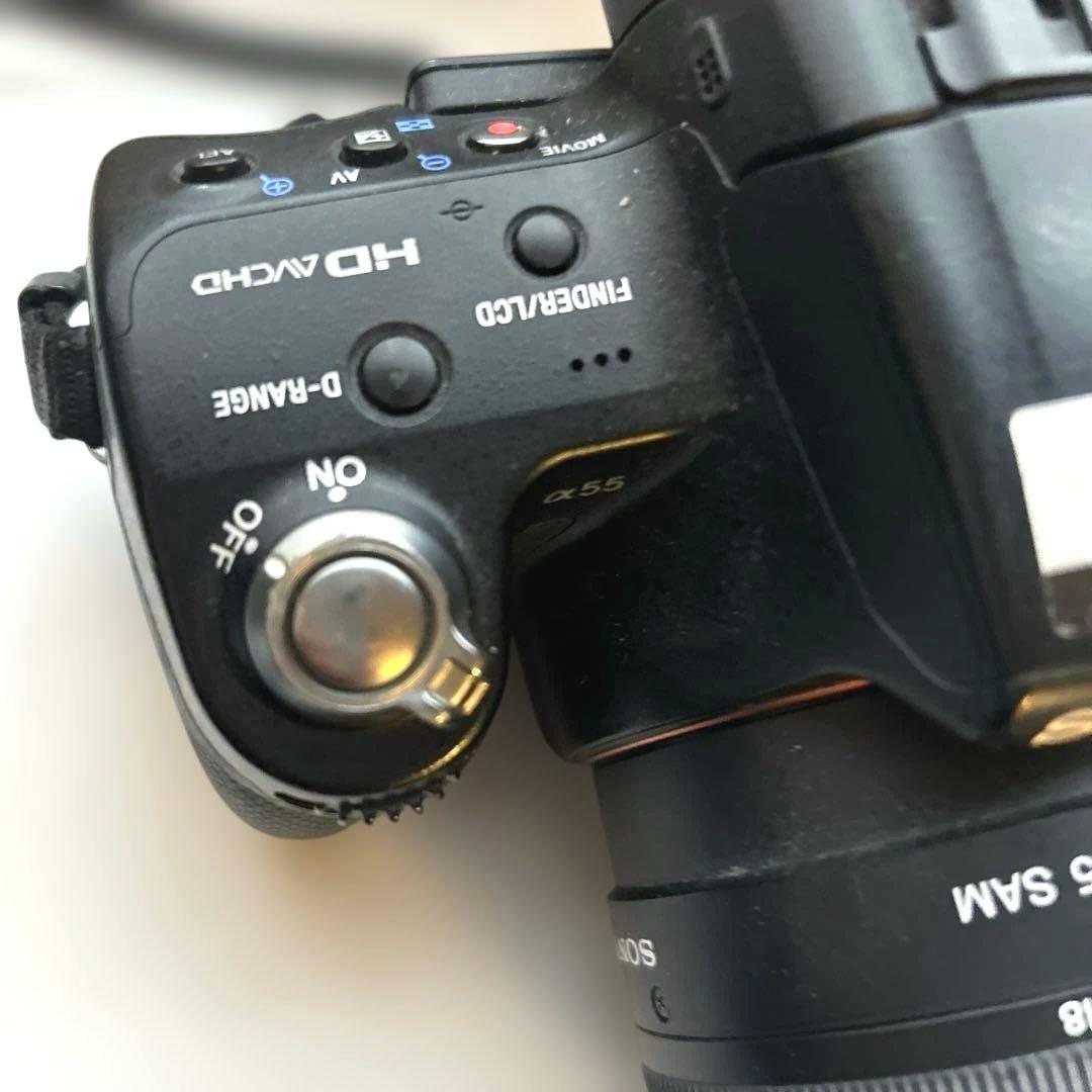 ジャンク品　SONY α55 デジタル一眼レフカメラ
