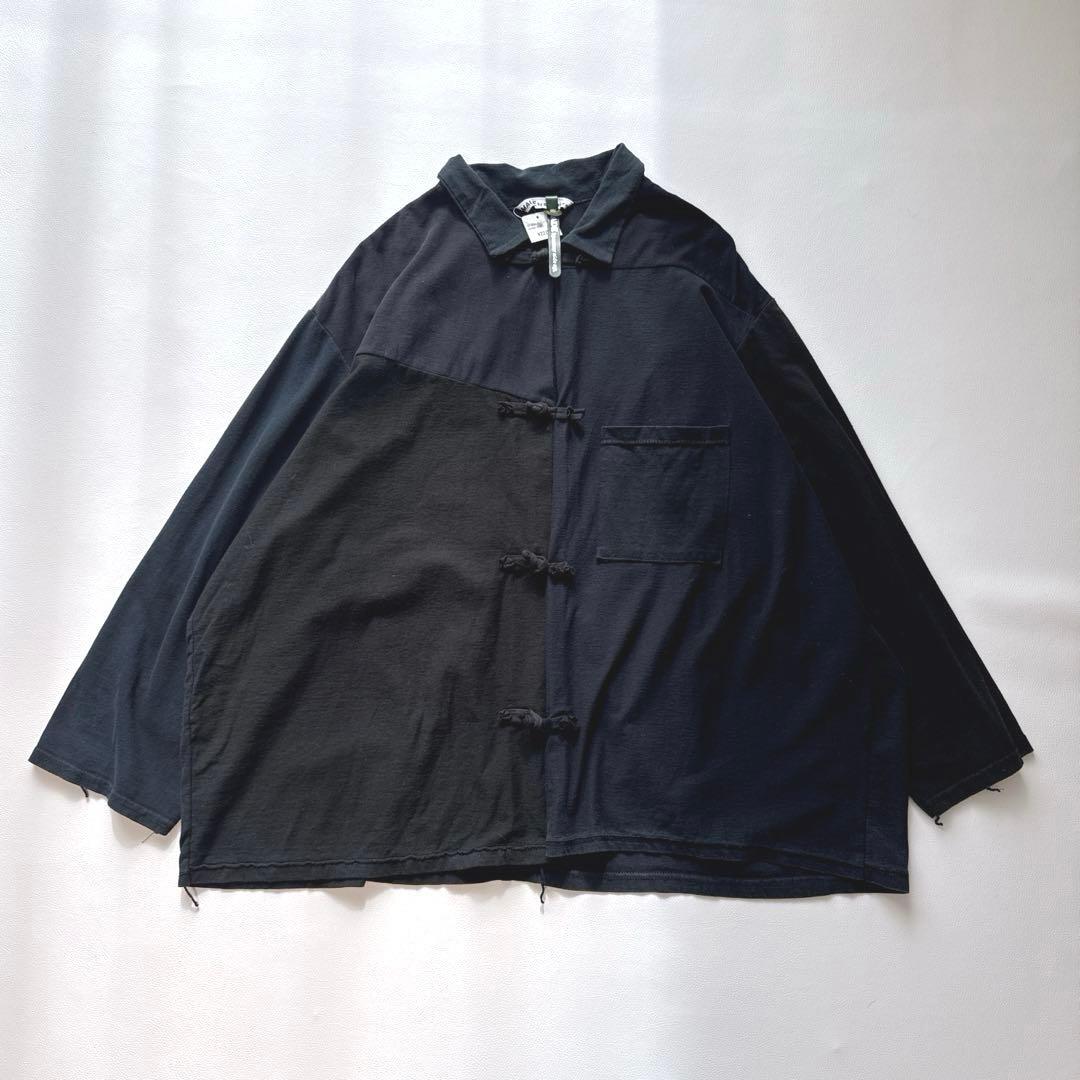 【新品】MADE by sunny side up ワイドシャツリメイクシャツ sr-228-0081-n25ss-06.jpg