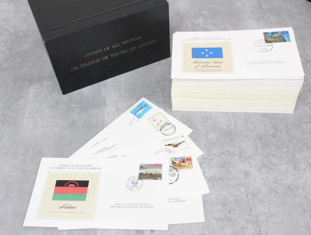 △世界の切手コレクションアルバムBOX フランクリンミント