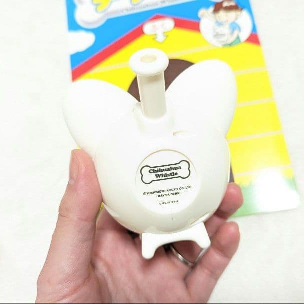 超希少廃盤品】明和電機 チワワ笛ホワイト＋東急ハンズ限定ヘッド