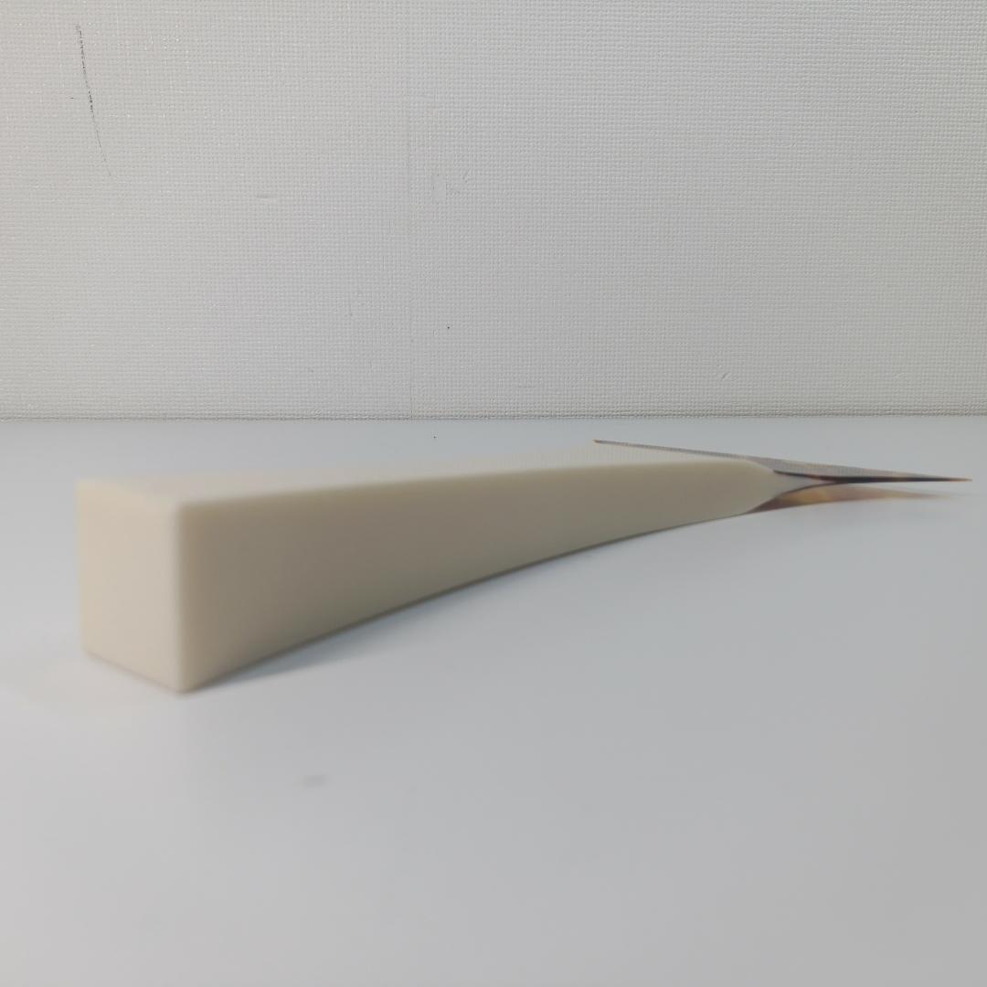 良品】ふじ印 三味線 津山撥 バチ 天然素材 開き約13cm 地唄