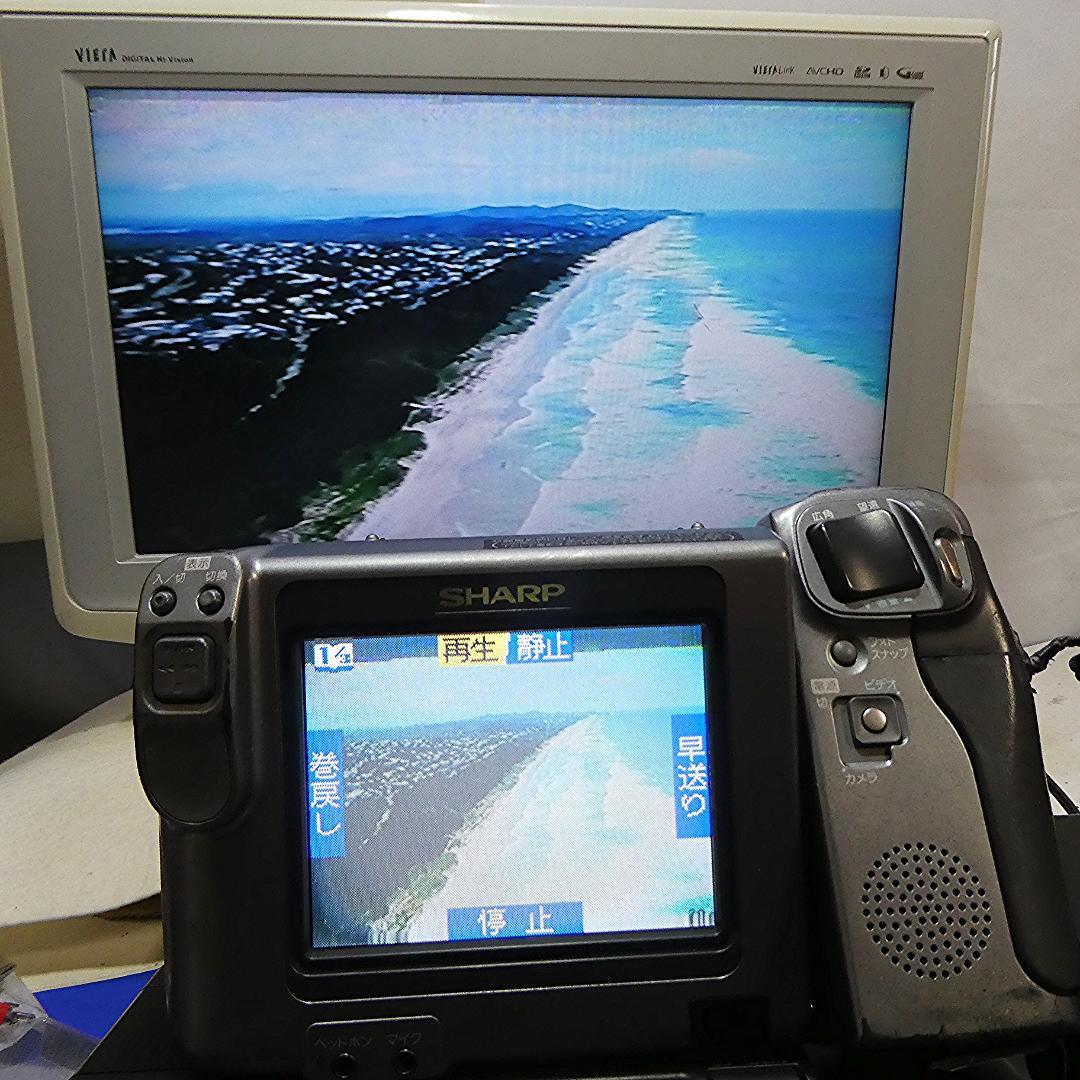 シャープ VL-HL55 動作良好 VideoHi8 ビデオカメラDVD化に最適 - メルカリ