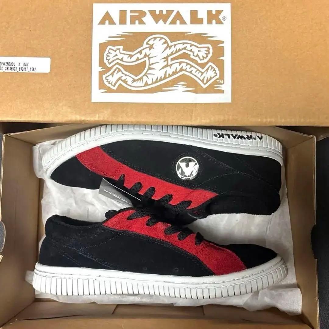 AIR WALK ONE エアウォーク　赤　レッド　スニーカー　27.5 AIRWALK（エアウォーク）の「ONE OG -BLACK/RED-（スニーカー）」 - WEAR