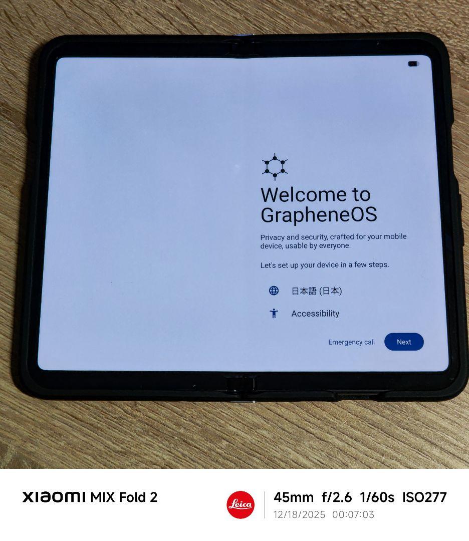 Z*N様 Google Pixel Fold オブシディアン grapheneO