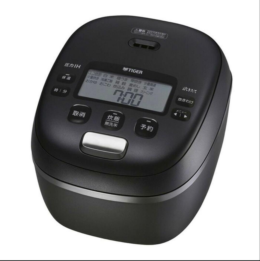 新圧力構造炊飯器　遠赤9層土鍋かまどコート　JRI-A100-KMマットブラック 圧力IHジャー炊飯器〈炊きたて〉ご泡火炊きJRI-A100/A180 - タイガー魔法瓶