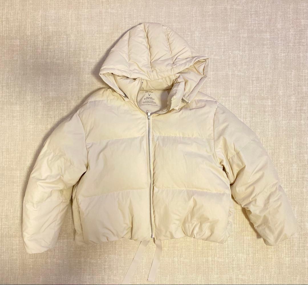 美品】Mila owenフレンチダウンジャケット アイボリー - メルカリ