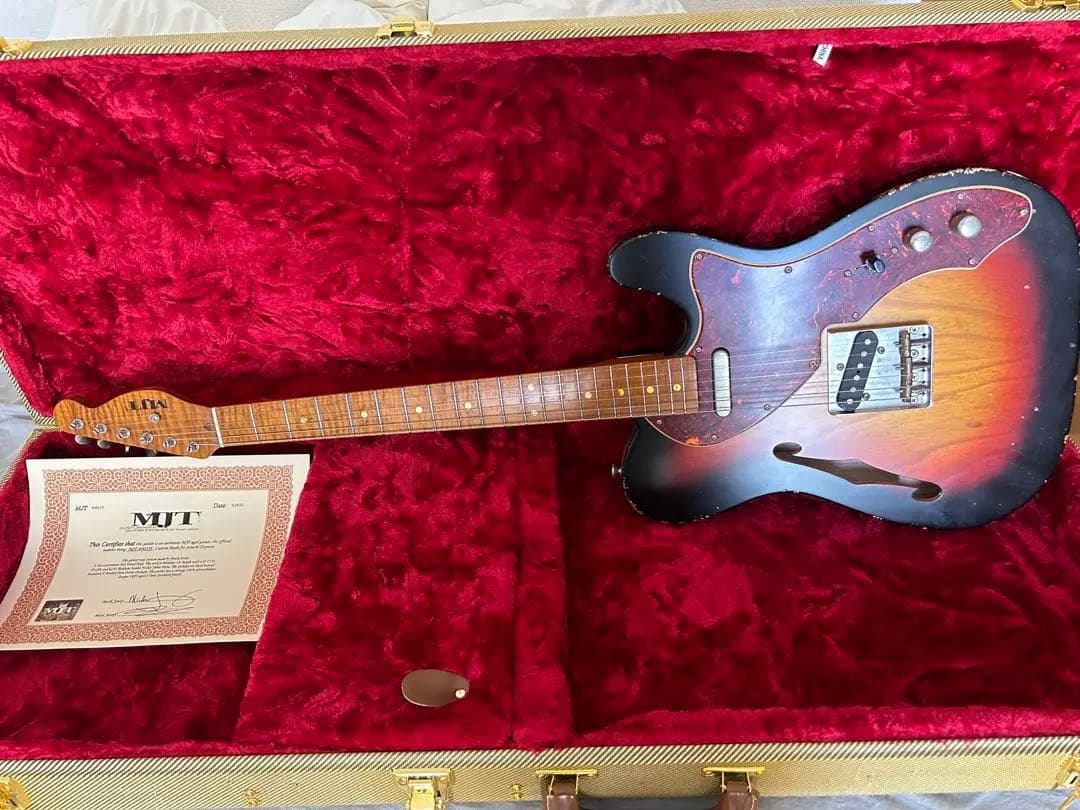 MJT telecaster バーズアイネックアッシュボディ - メルカリ