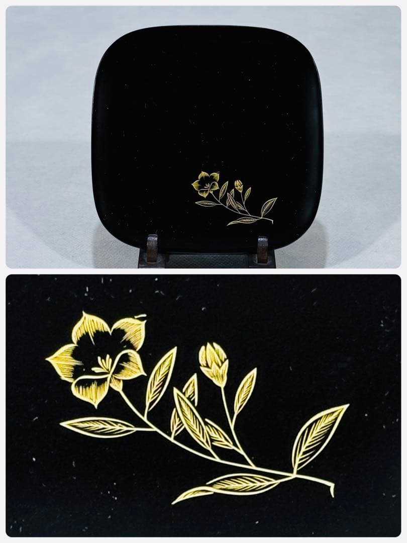 輪島塗 中山強造 図替 銘々皿 美品 共箱 茶道 懐石道具 送料込の通販は