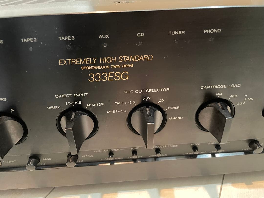 ジャンク　SONY ソニー アンプ TA-F333ESG プリメインアンプ