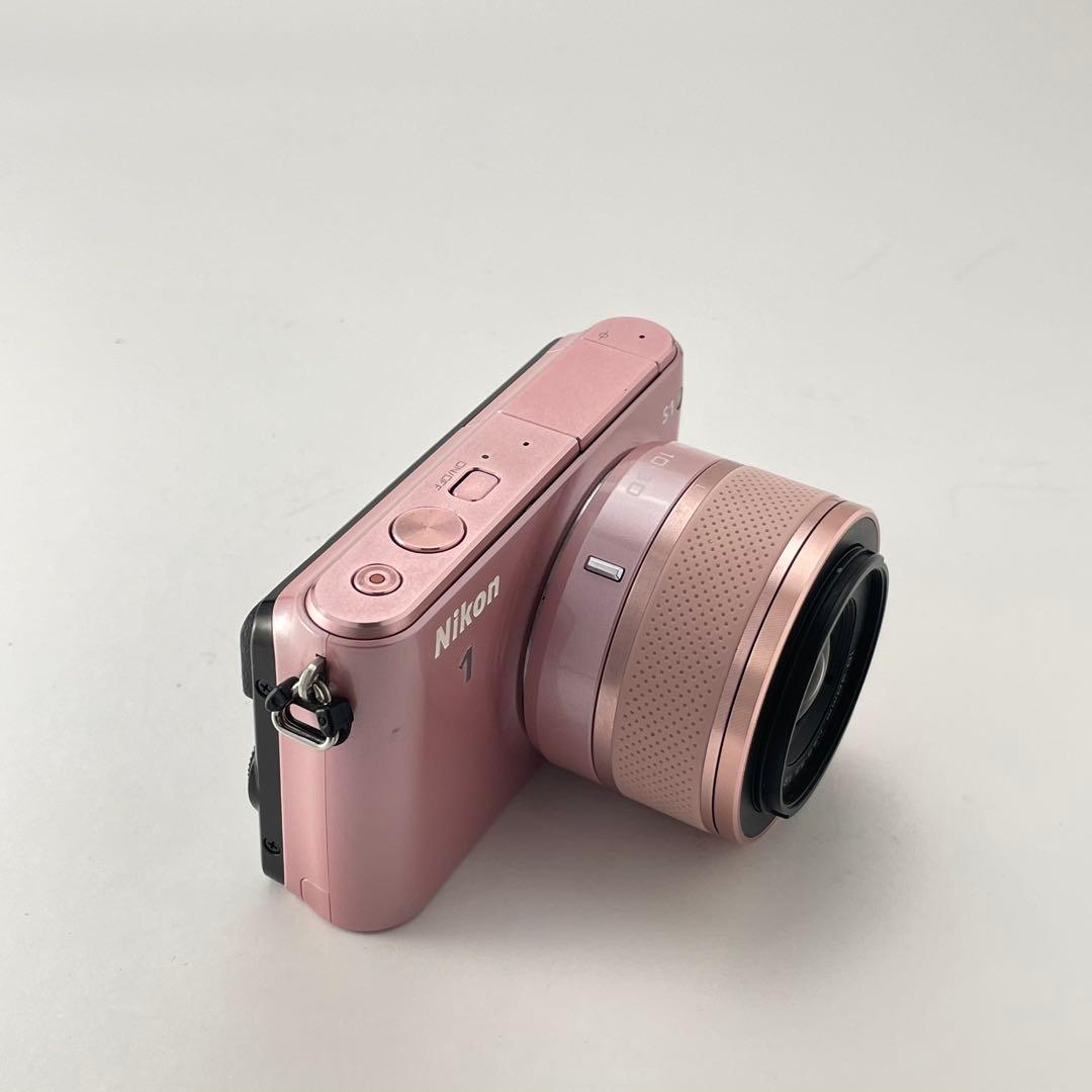 【ショット数5000・返品保証】Nikon1 S1 ピンク 標準レンズキット