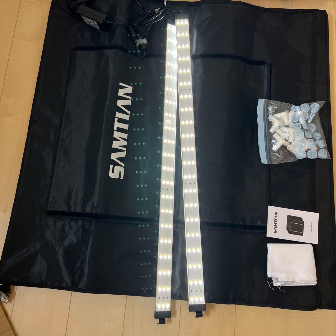 SAMTIAN 大型撮影ボックス 90cm 4背景シート付 美品