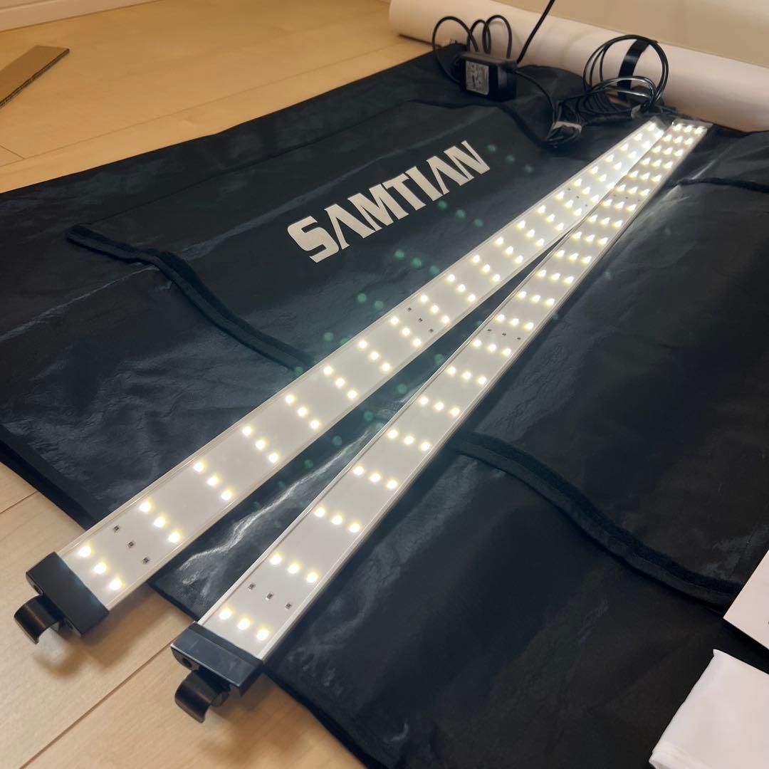 SAMTIAN 大型撮影ボックス 90cm 4背景シート付 美品