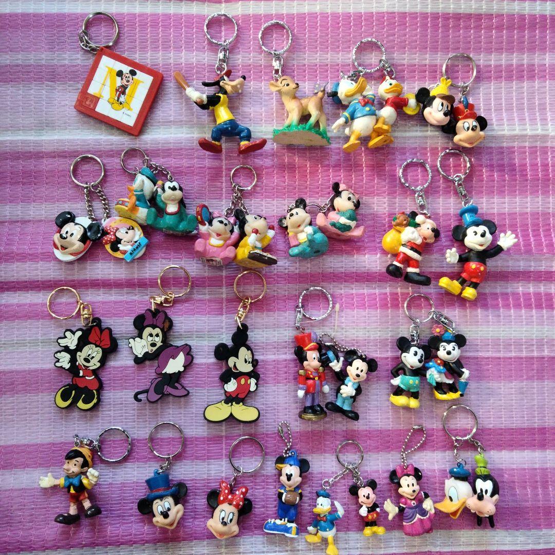 当時物 レトロ ディズニー キーホルダー まとめ売り 24個 - メルカリ