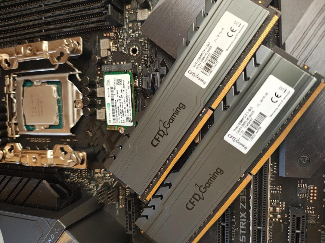 動作品★Z390-F GAMING/i5-9400F/16GB/128GB/虎徹