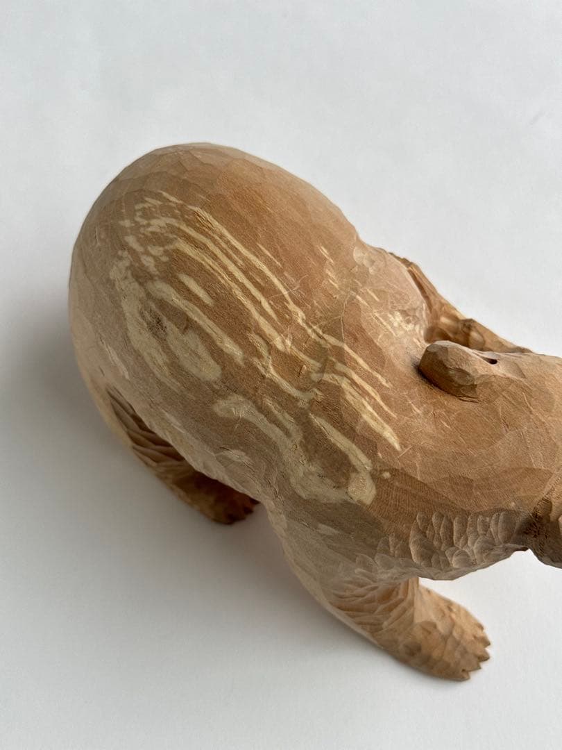 木彫り熊 上西捷敏 民芸品 工芸品 伝統工芸 アイヌ 八雲 レリーフ