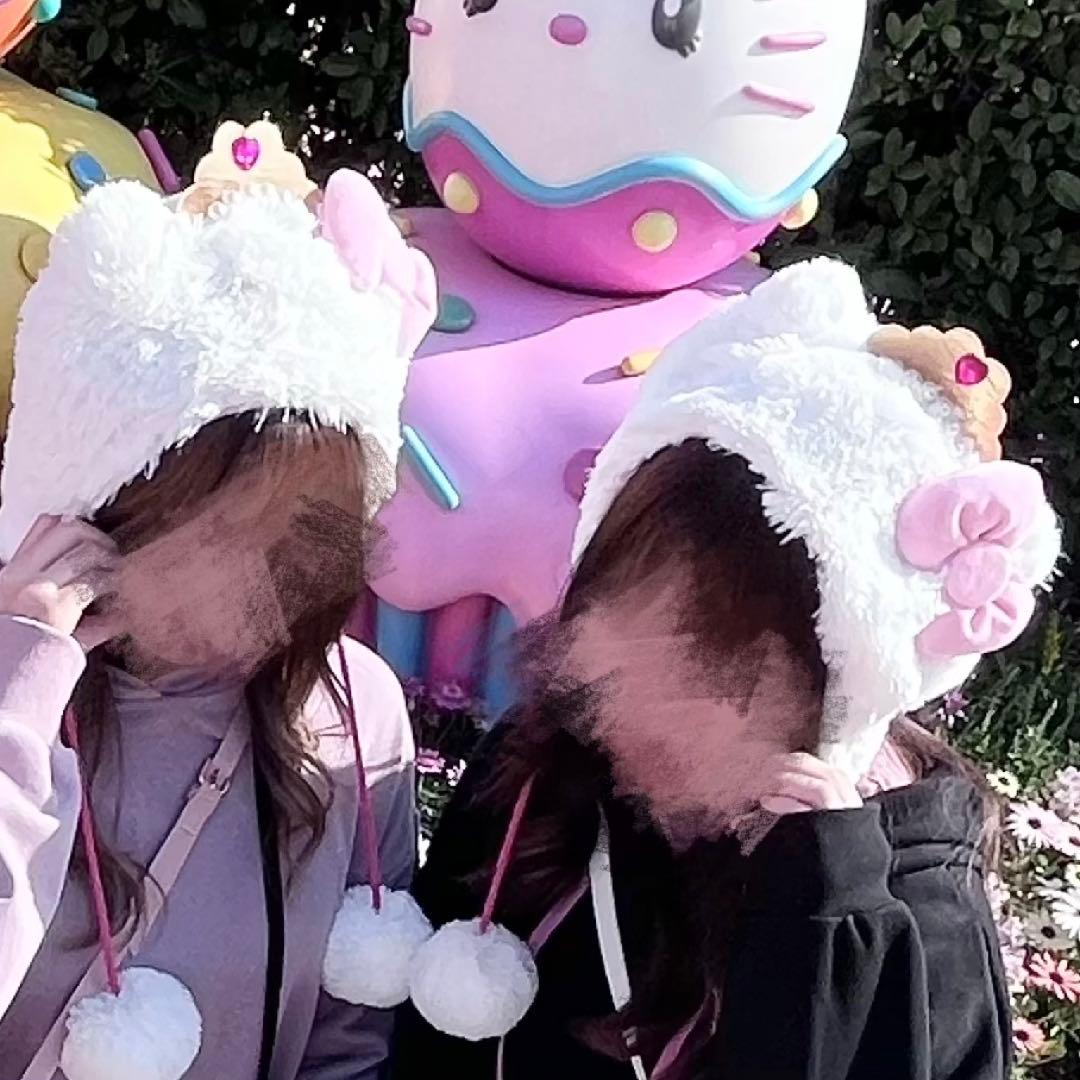 キティ ファンキャップ 被り物 usj ユニバ - メルカリ