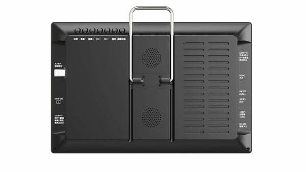 10.1インチ録画機能付きTV内蔵バッテリー・AC電源・カーアダプタ3方式