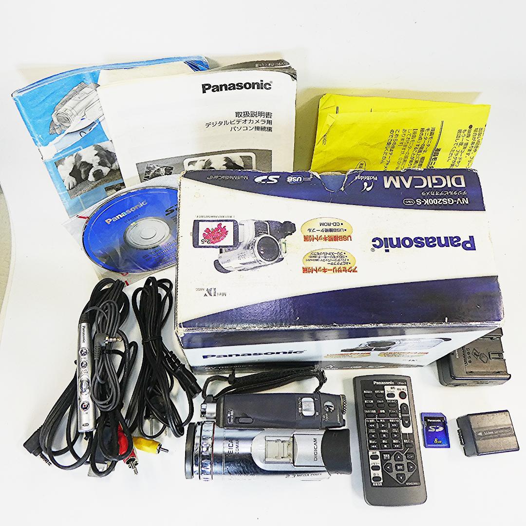 パナソニック NV-GS200 動作良好 MiniDVビデオDVDダビングに最適