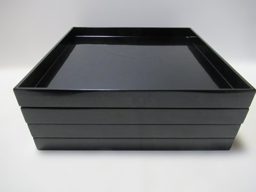 茶懐石道具　お膳　４枚　輪島塗　箱付 茶懐石道具 お膳 4枚 輪島塗 箱付 茶懐石道具 お膳 4枚 輪島塗 箱付