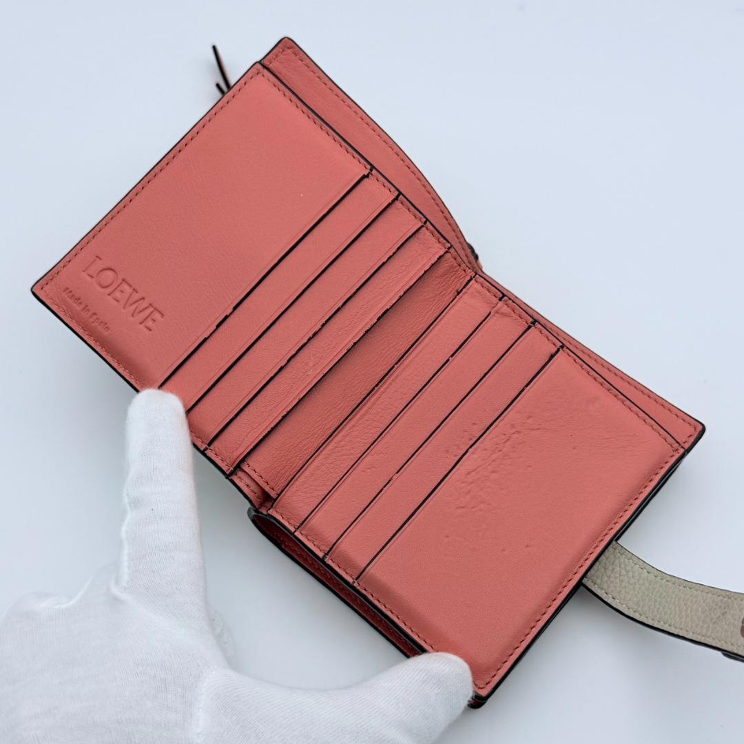 LOEWE ロエベ アナグラム スリムジップ バイフォールドウォレット