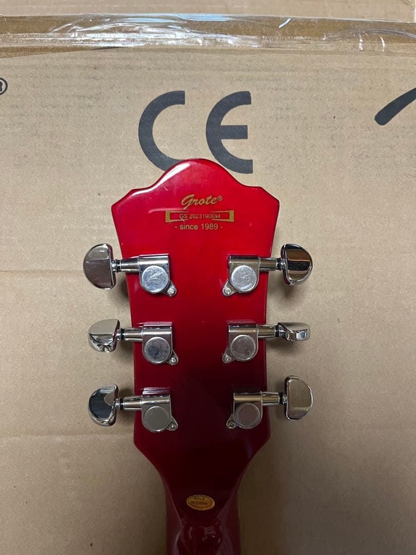 GROTE Jazz Electric Guitar Semi(RED) - メルカリ