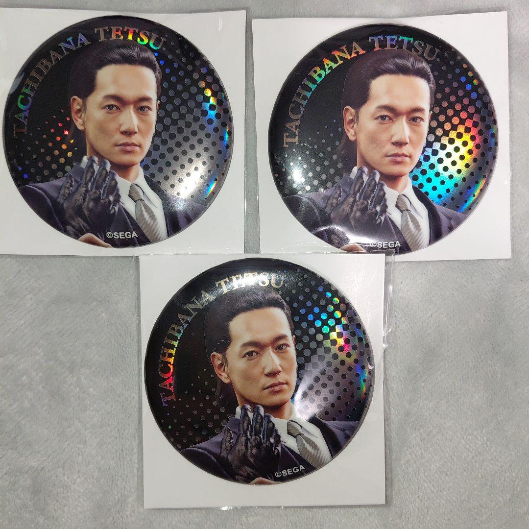 バラ売り可 龍が如く0 立華鉄 缶バッジ×3 - メルカリ