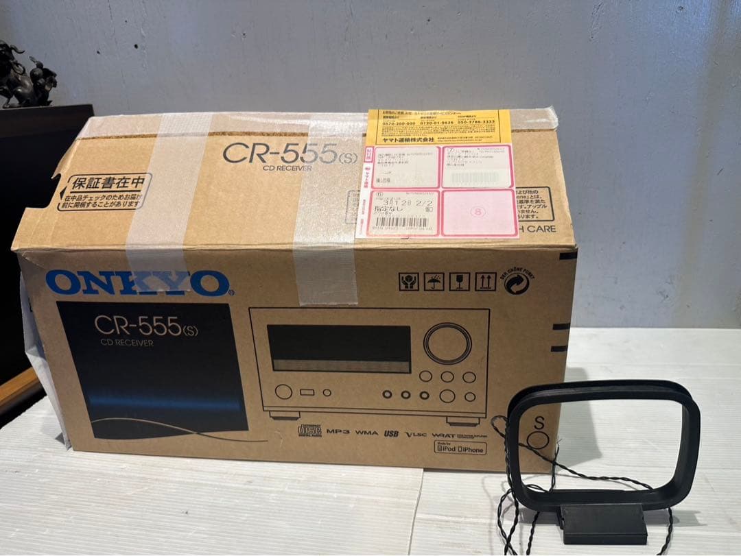 ONKYO CR-555 CDレシーバー USB対応 リモコン、取説、箱付き