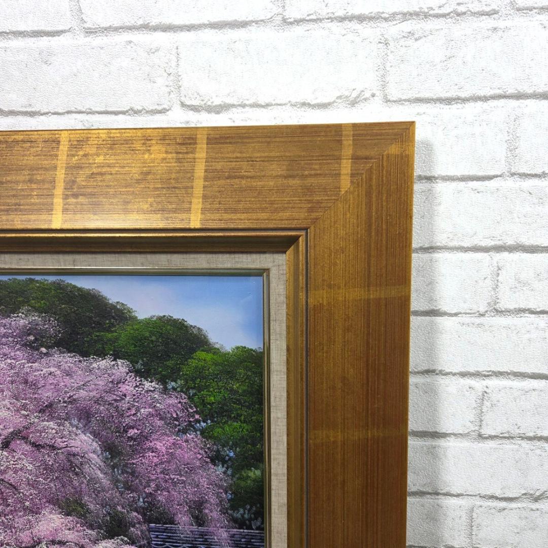h*u様 寺井孝「高台寺の桜」額装絵画 サイン入り - メルカリ
