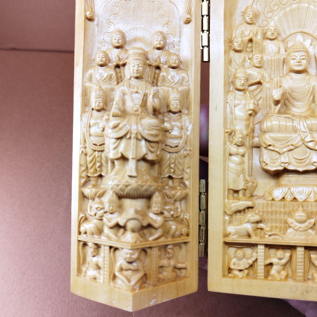 黄楊国宝緒尊仏籠精細縮尺復刻版《整理番号:BU004》