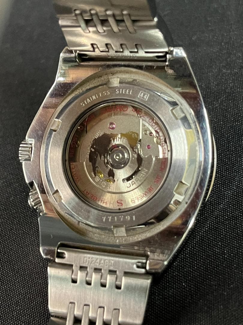 ◇SEIKO セイコー メカサスブルー文字盤4S12-0010腕時計 08166 - メルカリ