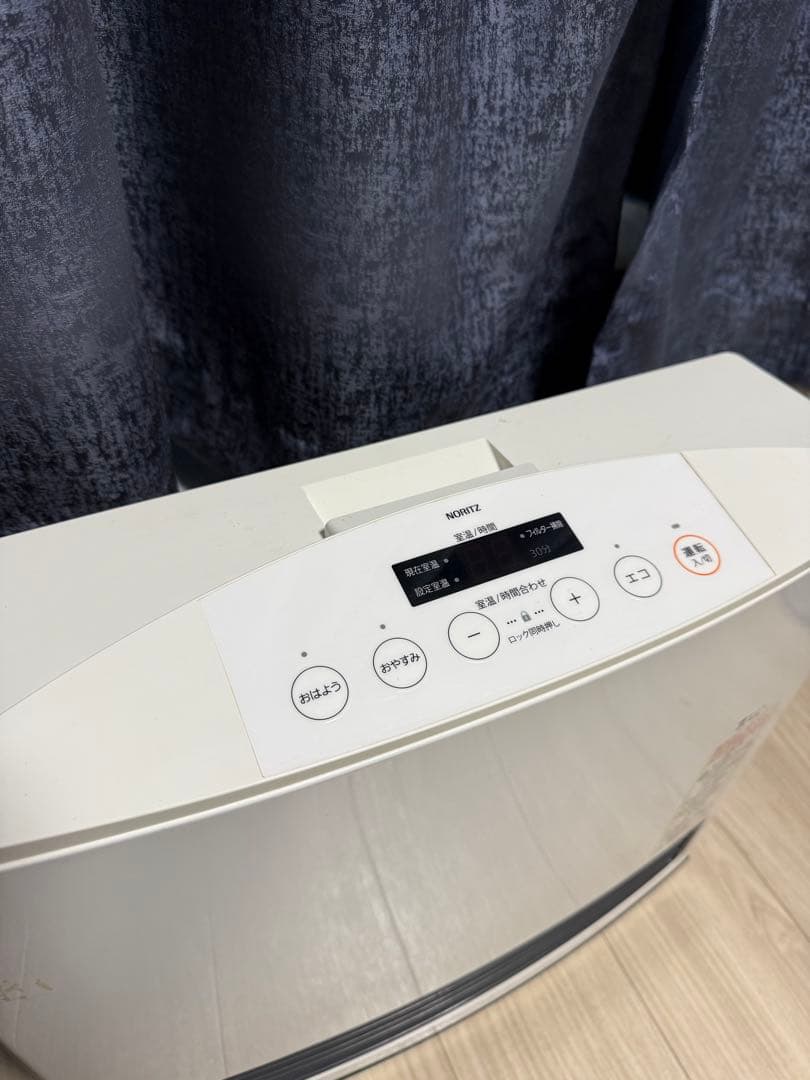 【稼働品】NORITZ ノーリツ ガスファンヒーター 都市ガス