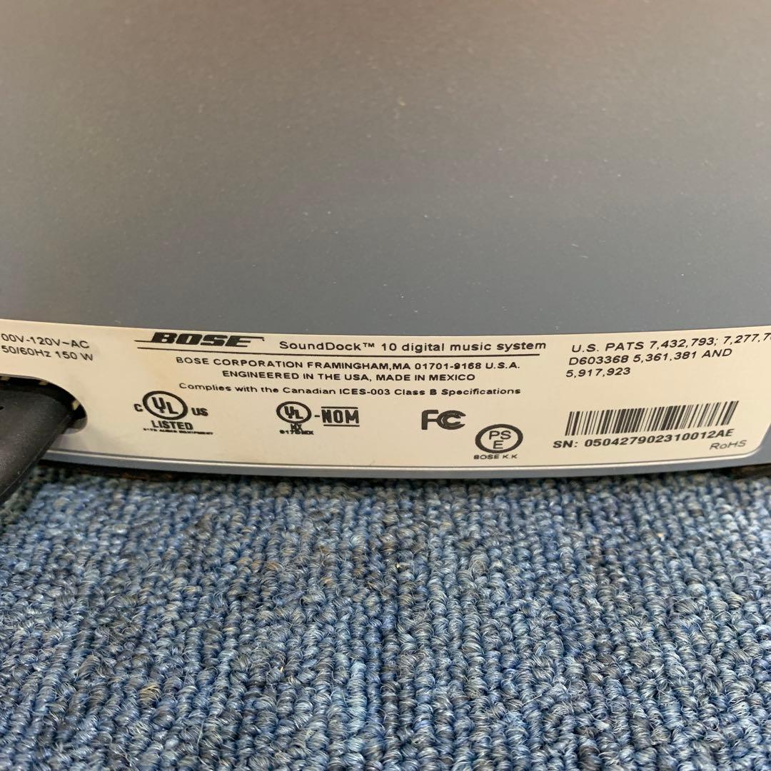 スピーカー・ウーファー BOSE SOUNDDOCK 10