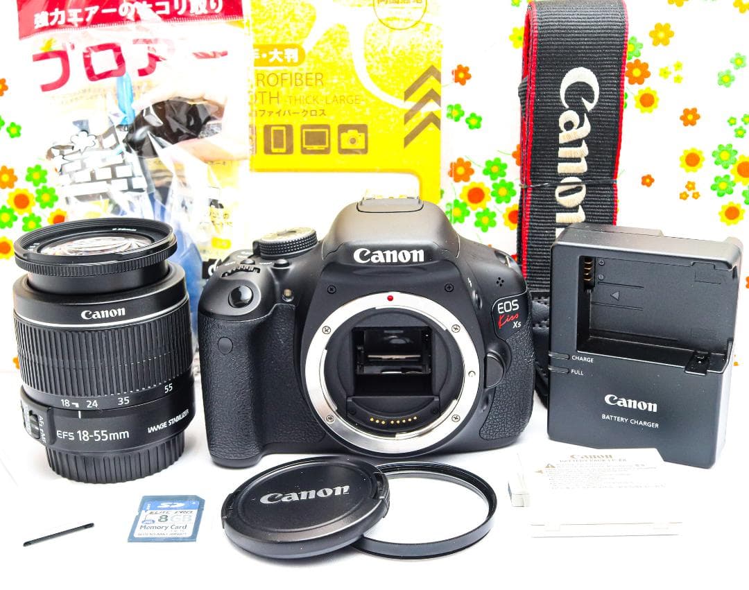 Canon Kiss X5 ☆スマホに転送可☆初めての一眼レフに☆自撮りもOK