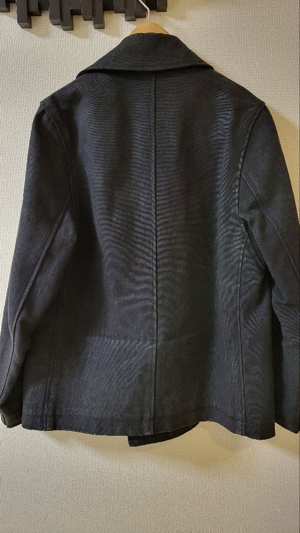 ポータークラシック】黒 ダブルブレスト チェスターコート