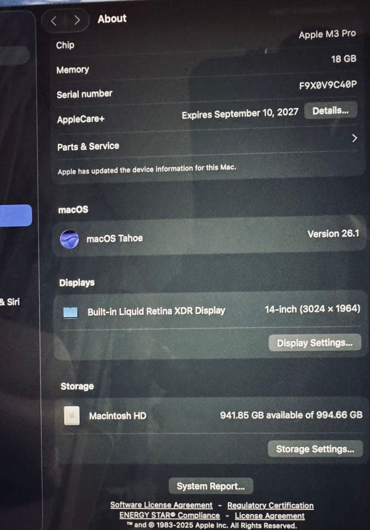 【！値下げ！】Apple MacBook Pro 14インチ M3 Pro