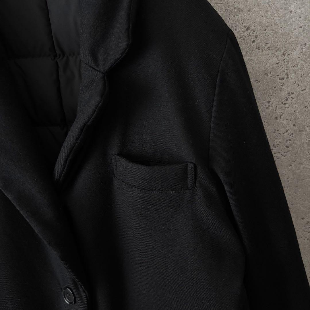 Theory luxe メルトンウール ダウン チェスターコート 38 ブラック