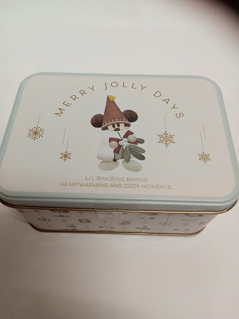 東京ディズニーリゾート MERRY JOLLY DAYSクリスマスデザイン 缶