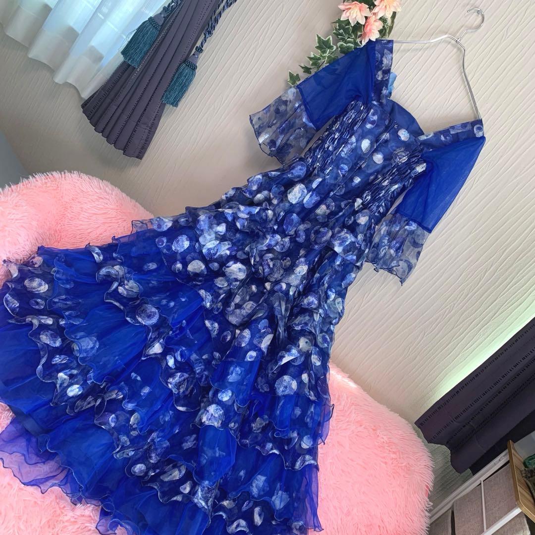 専用♡D90sanline刺繍/スパンコール/ビーズ◇パーティ/社交ダンス