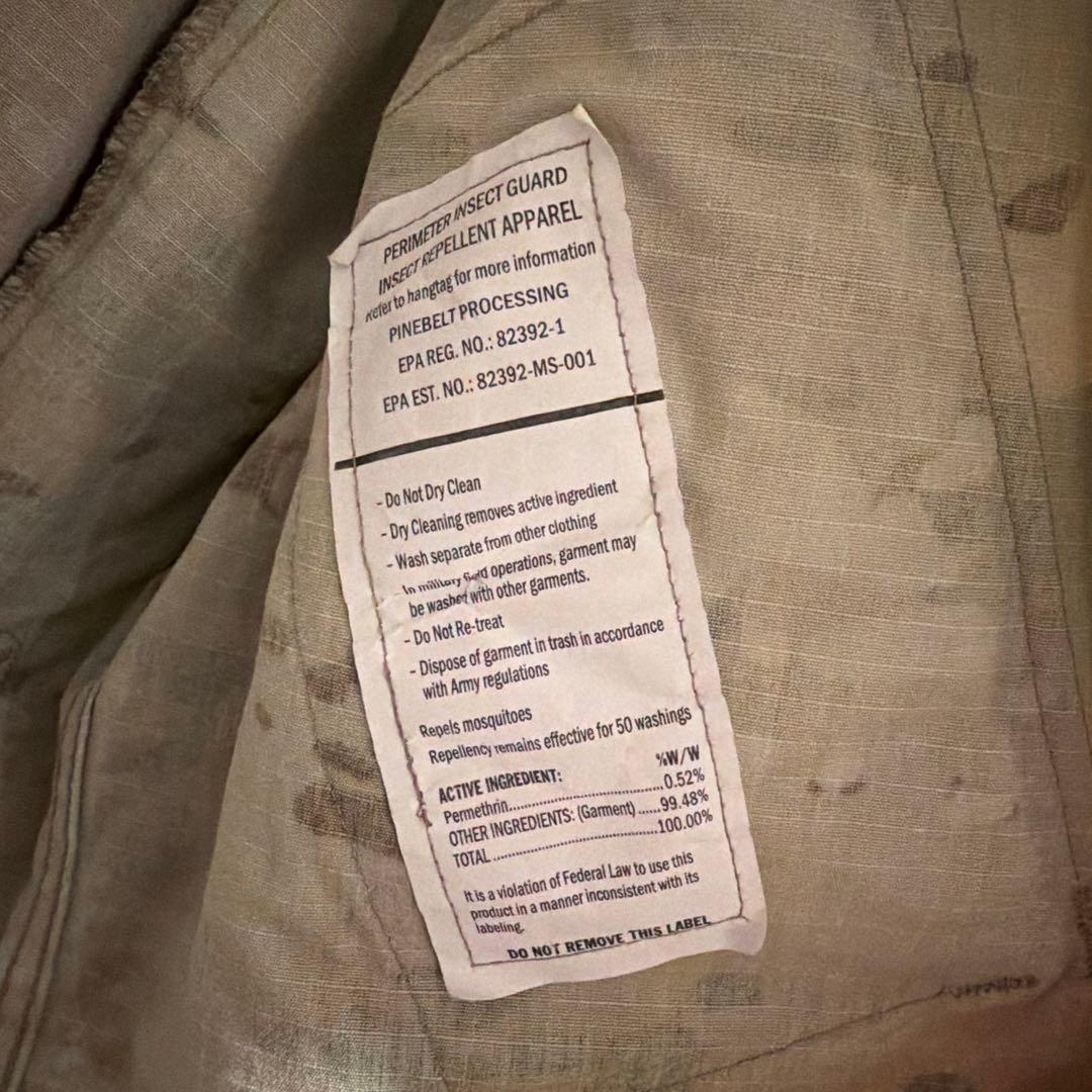 米軍実物 コンバット2点セット Small デザート迷彩 ジャケット/パンツ