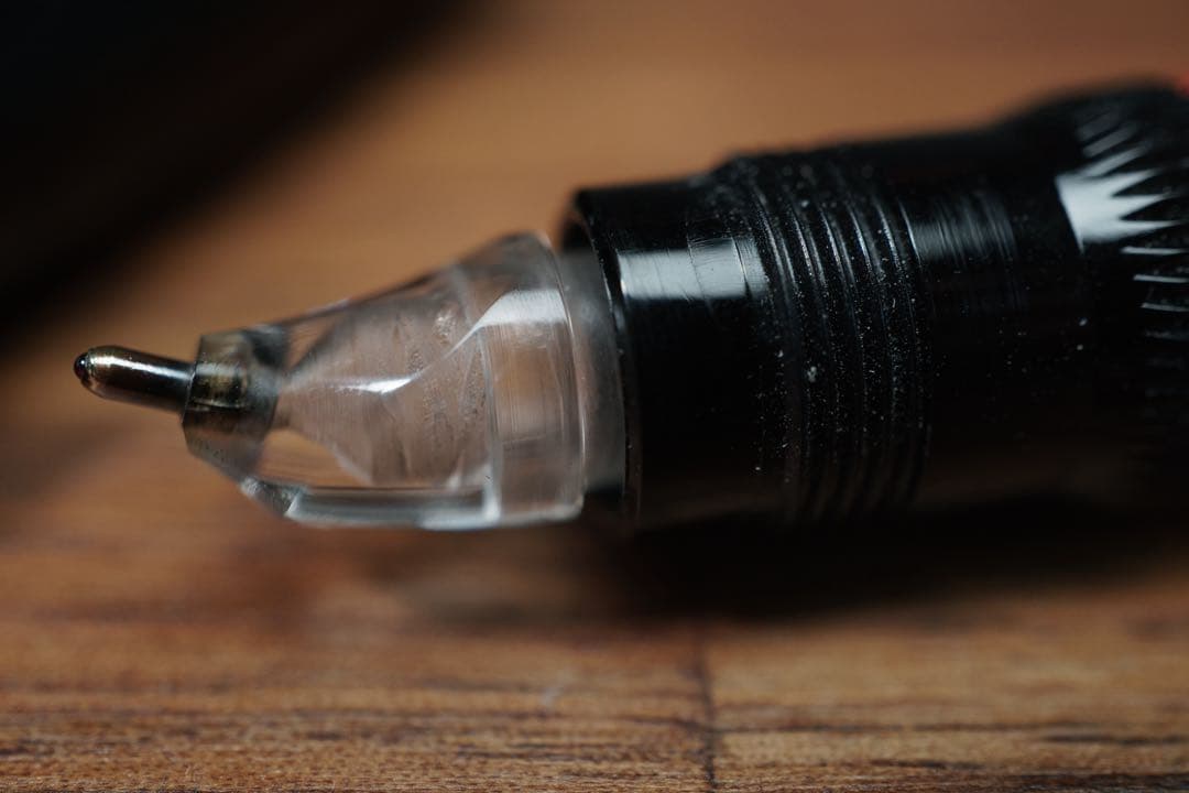 ロットリング ロールクリ 透明ニブ 万年筆 セルロイド/エボナイト 廃番