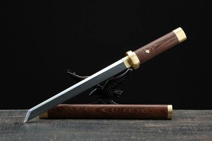 花梨木 小烏丸 肋差 短刀 武具刀装具日本刀模造刀