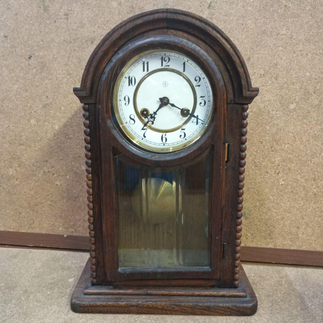 w*a様 3592）ユンハンス　置き時計　振り子　ボンボン時計　難あり 楽天市場】1点物 ドイツ製 ユンハンス社製 黒柿材 アンティーク 振り子